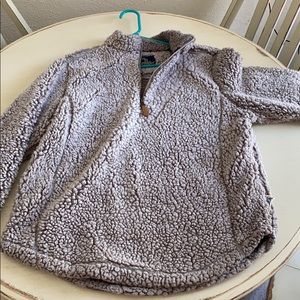 Simply southern Sherpa quarter zip pullover